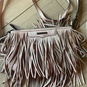 Like New Rebecca Minkoff Pink Fringe Purse